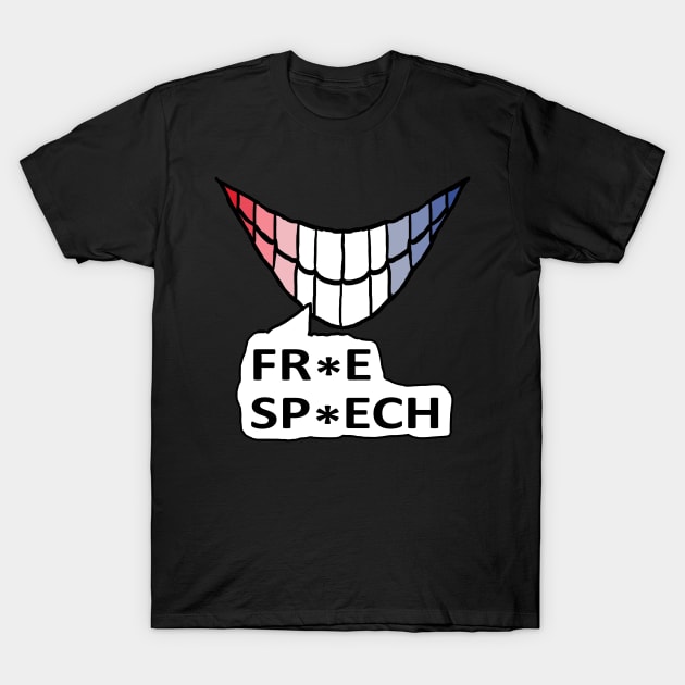 Free Speech T-Shirt by Mark Ewbie